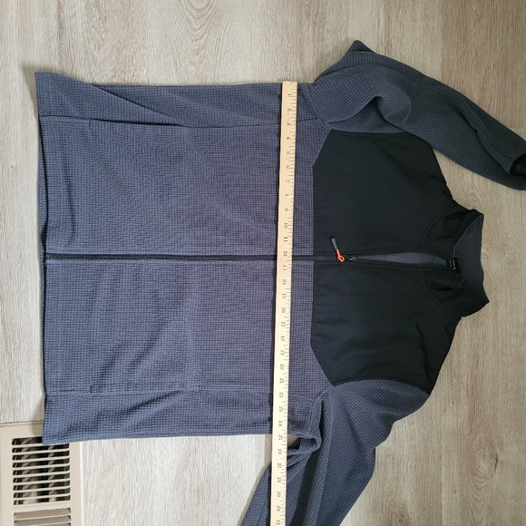 🍁ATHLETIC WORKS Full Zip Gray & Black Color Block Men's XL (46/48) - Picture 8 of 10